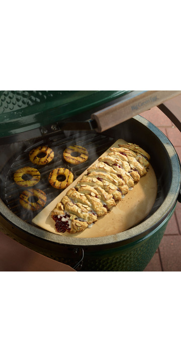 Глиняный полукруг для выпекания гриль Big Green Egg L 41см Глиняный полукруг для выпекания гриль Big Green Egg L 41см