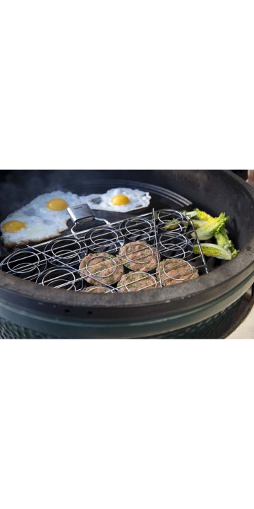 Напівкругла сітка для бургерів Big Green Egg Напівкругла сітка для бургерів Big Green Egg