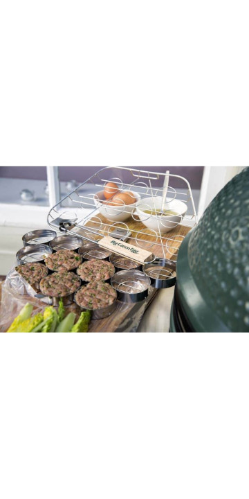 Напівкругла сітка для бургерів Big Green Egg Напівкругла сітка для бургерів Big Green Egg