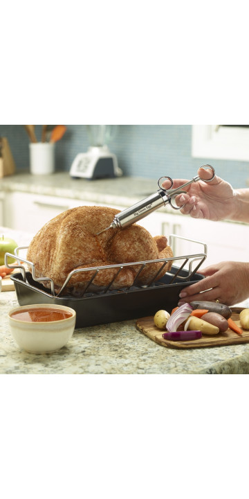 Професійний шприц для маринаду Big Green Egg Професійний шприц для маринаду Big Green Egg