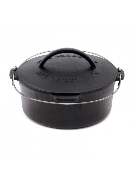 Казан чугунный для грилей Big Green Egg XXL, XL, L и M, 5.2 л Казан чугунный для грилей Big Green Egg XXL, XL, L и M, 5.2 л