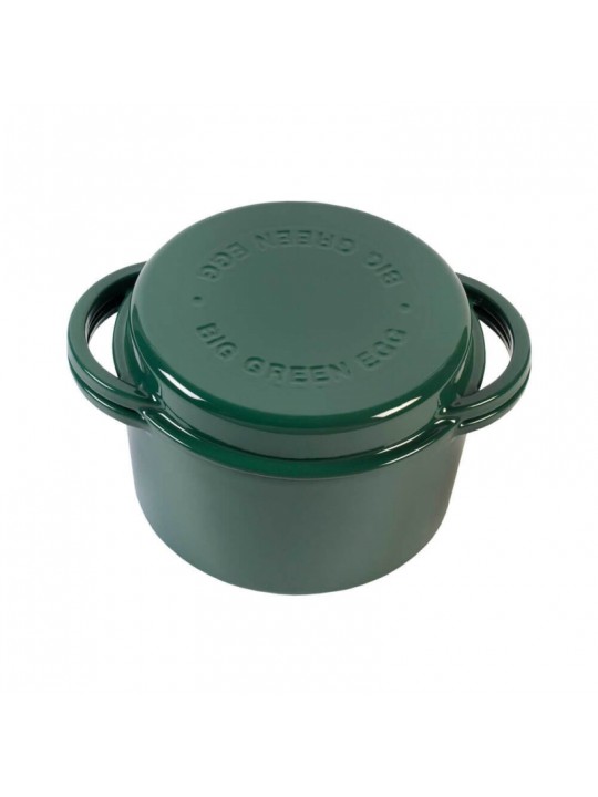 Казан чугунный зеленый для грилей Big Green Egg XXL, XL, L и M, 4 л Казан чугунный зеленый для грилей Big Green Egg XXL, XL, L и M, 4 л