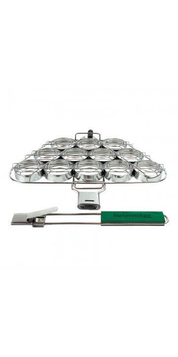 Напівкругла сітка для бургерів Big Green Egg Напівкругла сітка для бургерів Big Green Egg