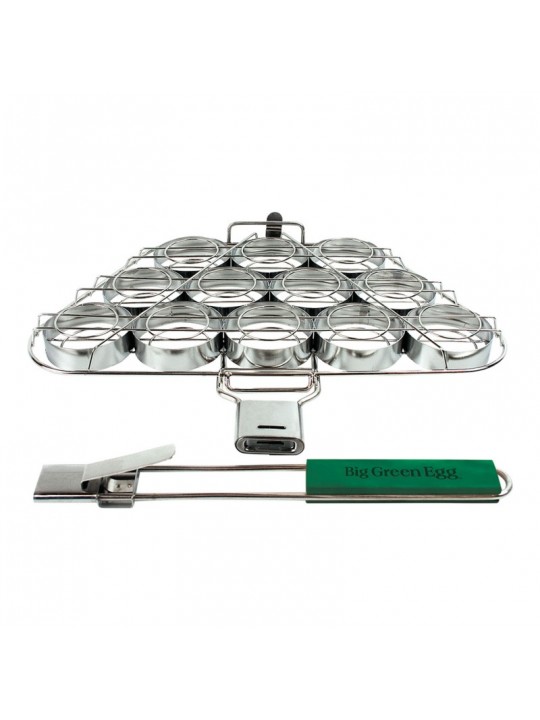 Напівкругла сітка для бургерів Big Green Egg Напівкругла сітка для бургерів Big Green Egg