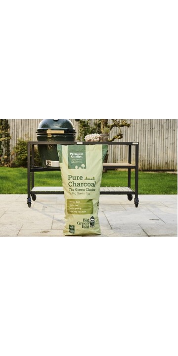 Бездымный древесный уголь Big Green Egg Pure Charcoal, 9 кг Бездымный древесный уголь Big Green Egg Pure Charcoal, 9 кг