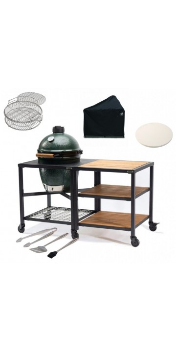 Комплект Big Green Egg Large в столе Комплект Big Green Egg Large в столе