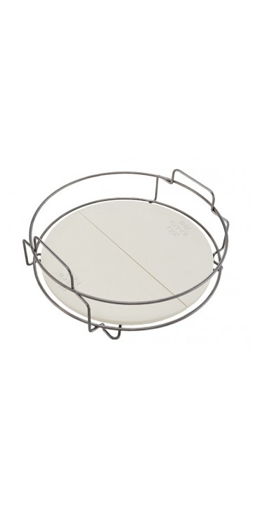 Отсекатель жара из двух половин в стальной корзине Big Green Egg Large