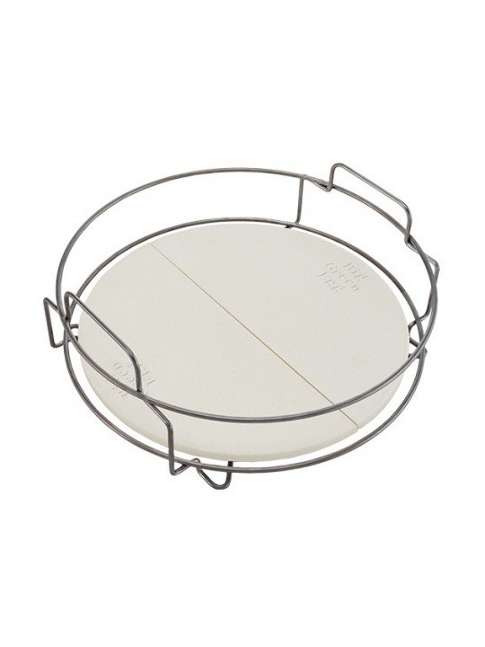 Отсекатель жара из двух половин в стальной корзине Big Green Egg Large