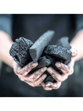 Натуральный уголь древесный Big Green Egg 9кг