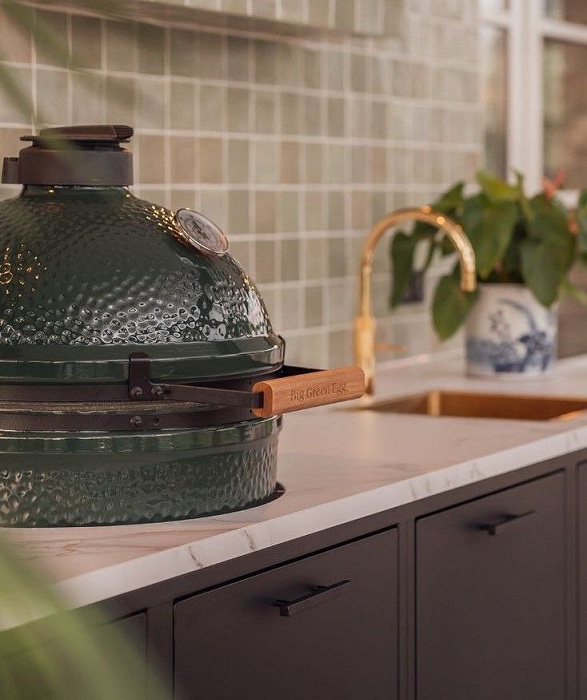 Big Green Egg в квартире