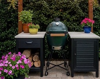 Ідеї ​​оформлення зони барбекю з Big Green Egg