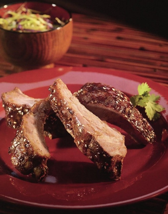 Свиные ребрышки по-азиатски от Big Green Egg