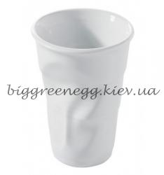 Revol Мятый стакан для воды,белый,250 мл, диам.8 см